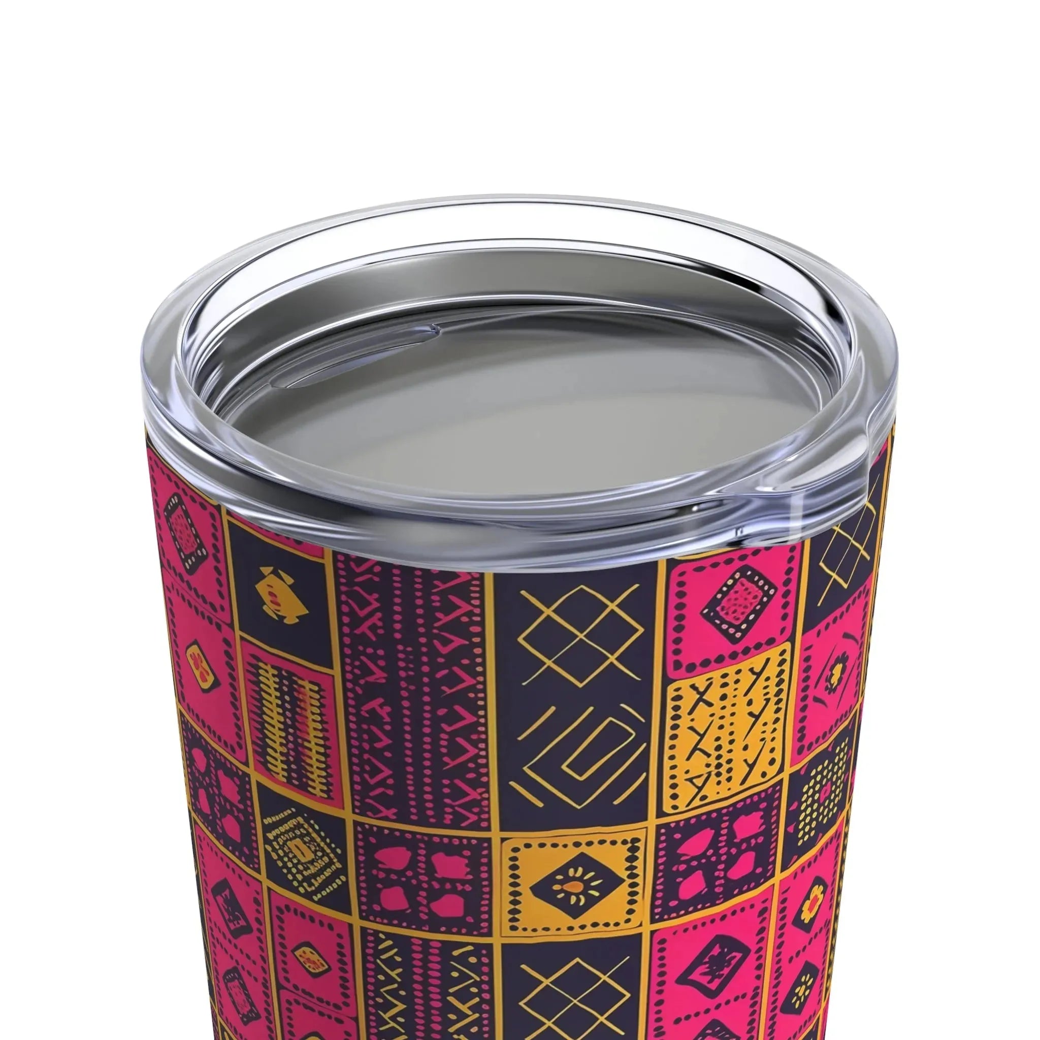 Ghanaian Kente Cloth Tumbler - The Global Wanderer