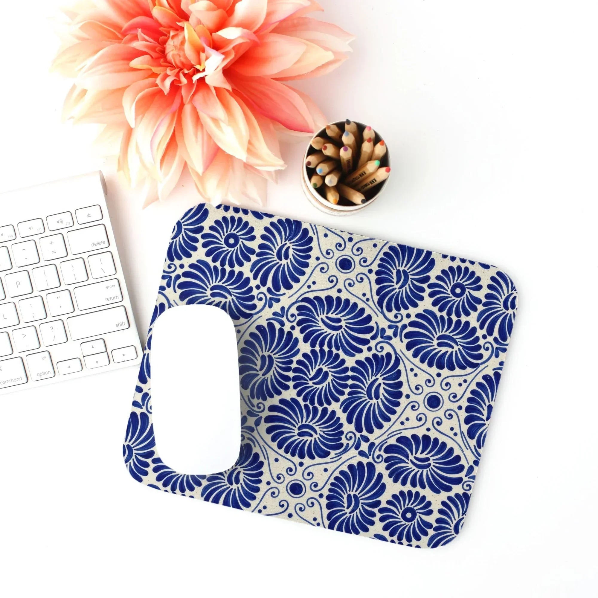 Cholula Talavera Tile Mouse Pad - The Global Wanderer