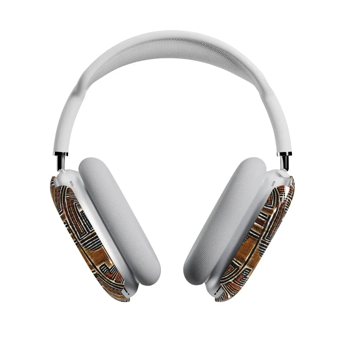 Cocoa Lines Mud Cloth AirPods Max Case - The Global Wanderer