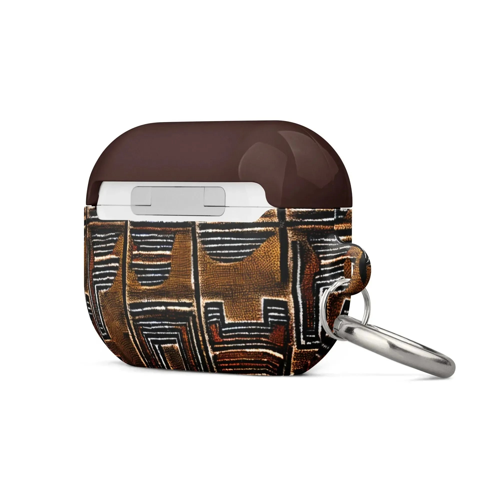 Cocoa Lines Mud Cloth AirPods Pro 2 Case - The Global Wanderer