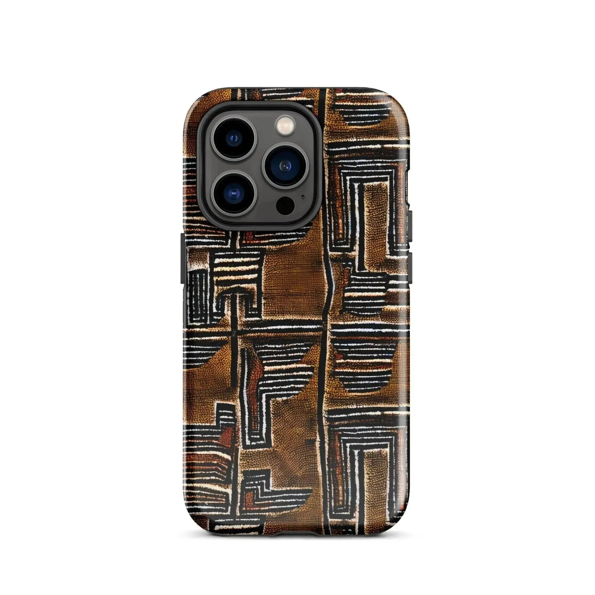 Malian Mud Cloth Tough MagSafe iPhone® Case - The Global Wanderer