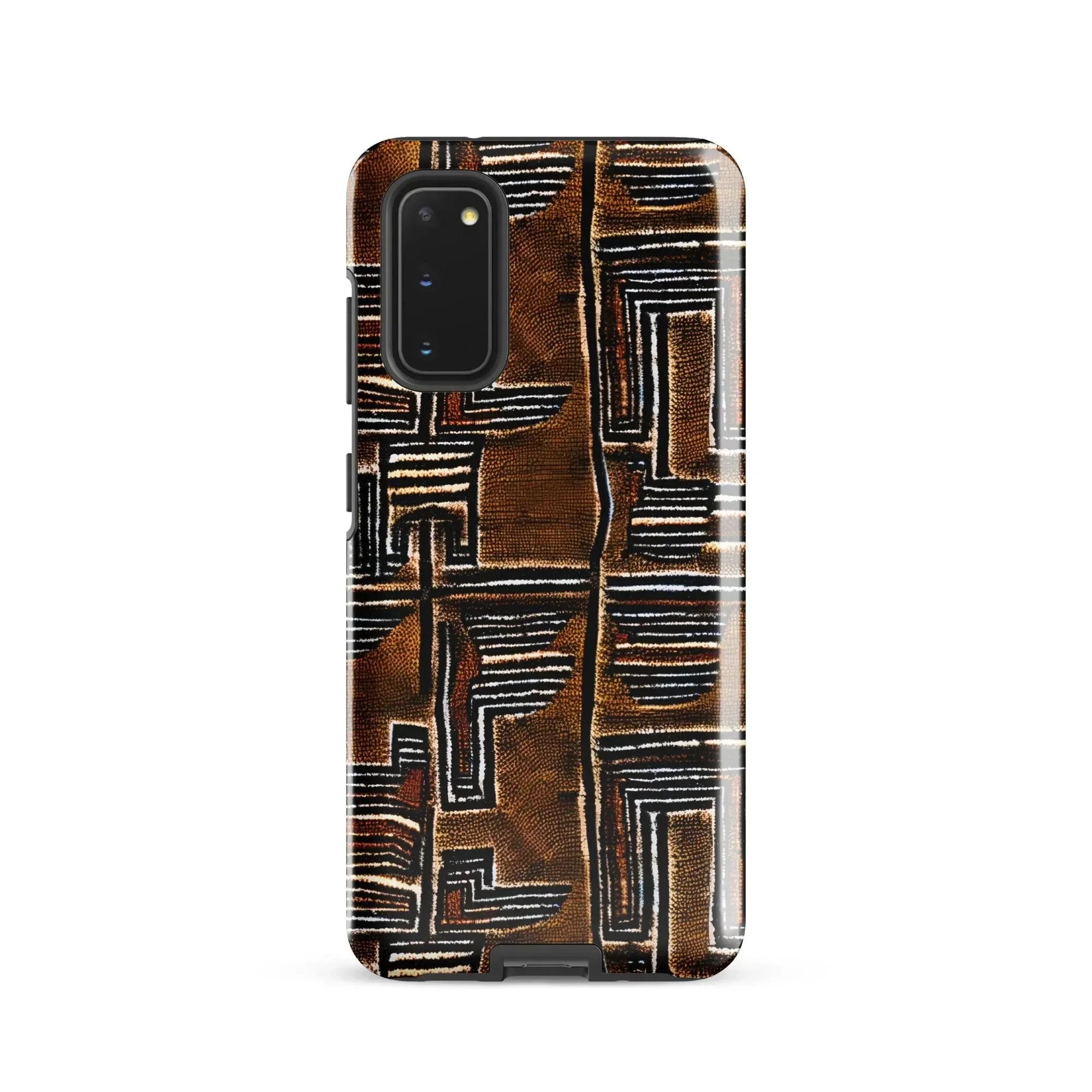 Cocoa Lines Mud Cloth Samsung Case - The Global Wanderer