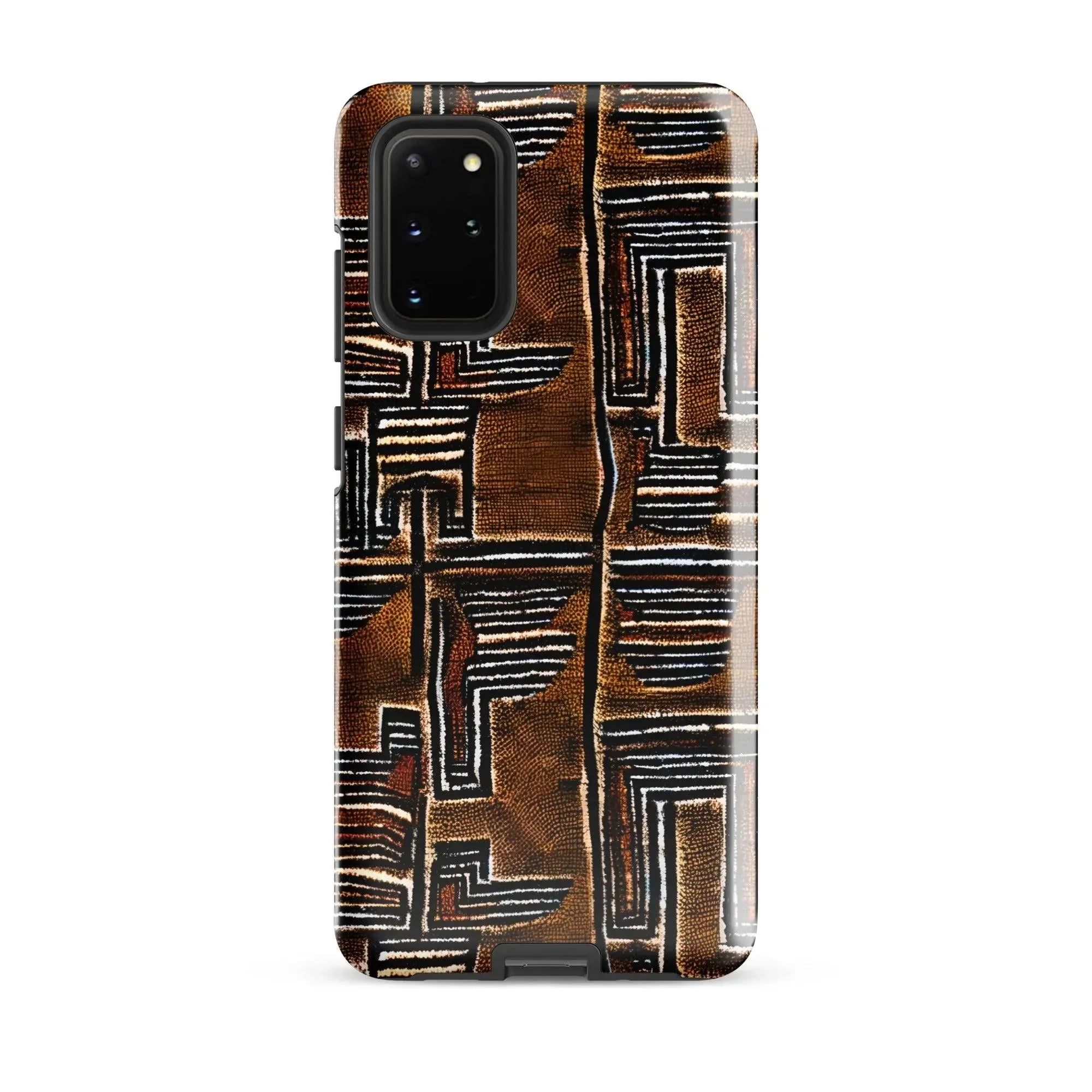 Cocoa Lines Mud Cloth Samsung Case - The Global Wanderer