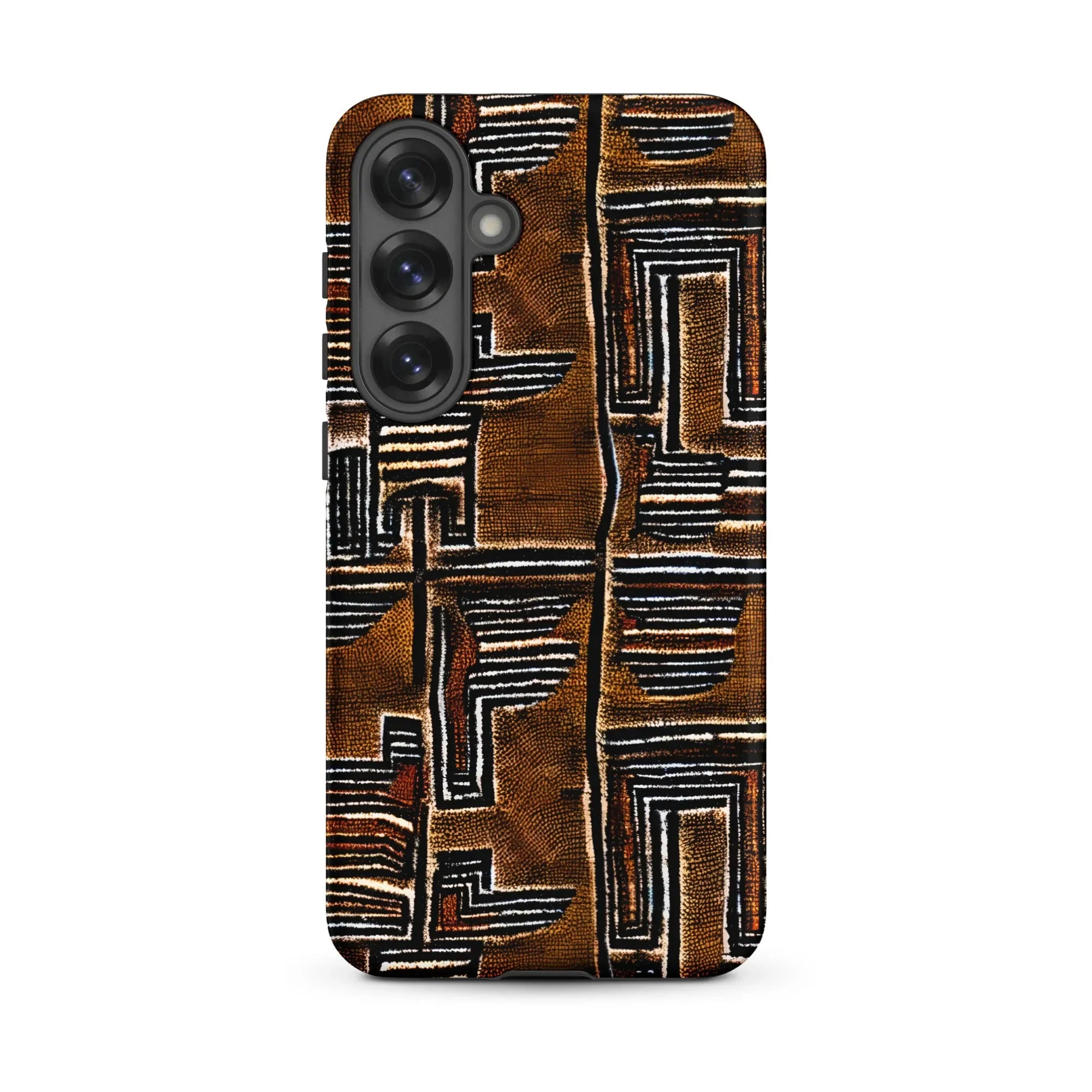 Cocoa Lines Mud Cloth Samsung Case - The Global Wanderer