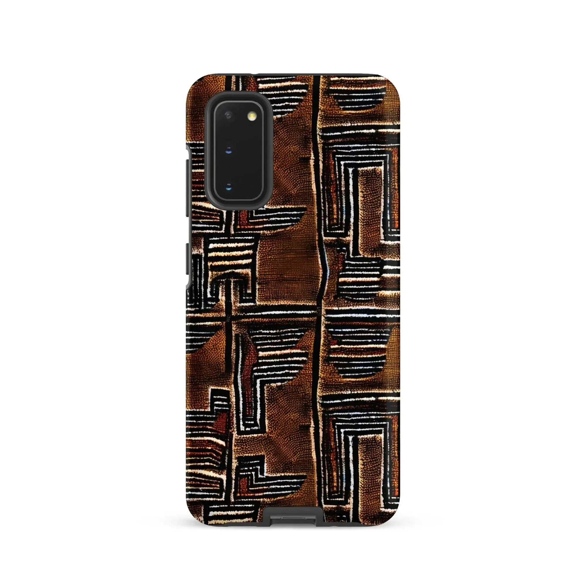 Cocoa Lines Mud Cloth Samsung Case - The Global Wanderer