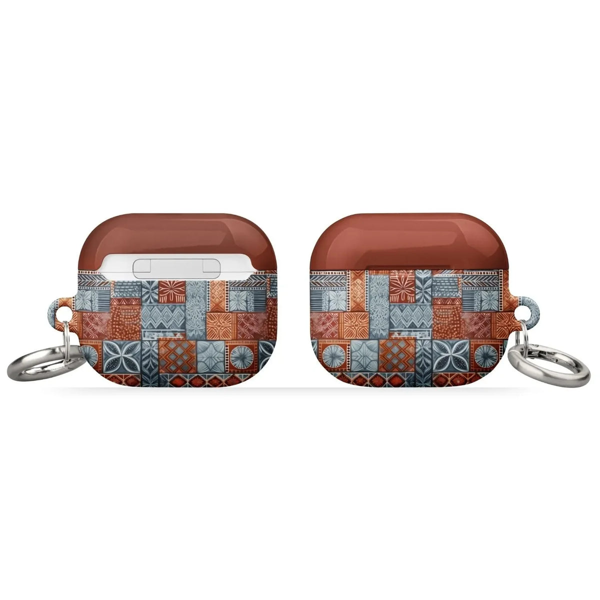 Coral Path Tapa Cloth AirPods 3 Case - The Global Wanderer