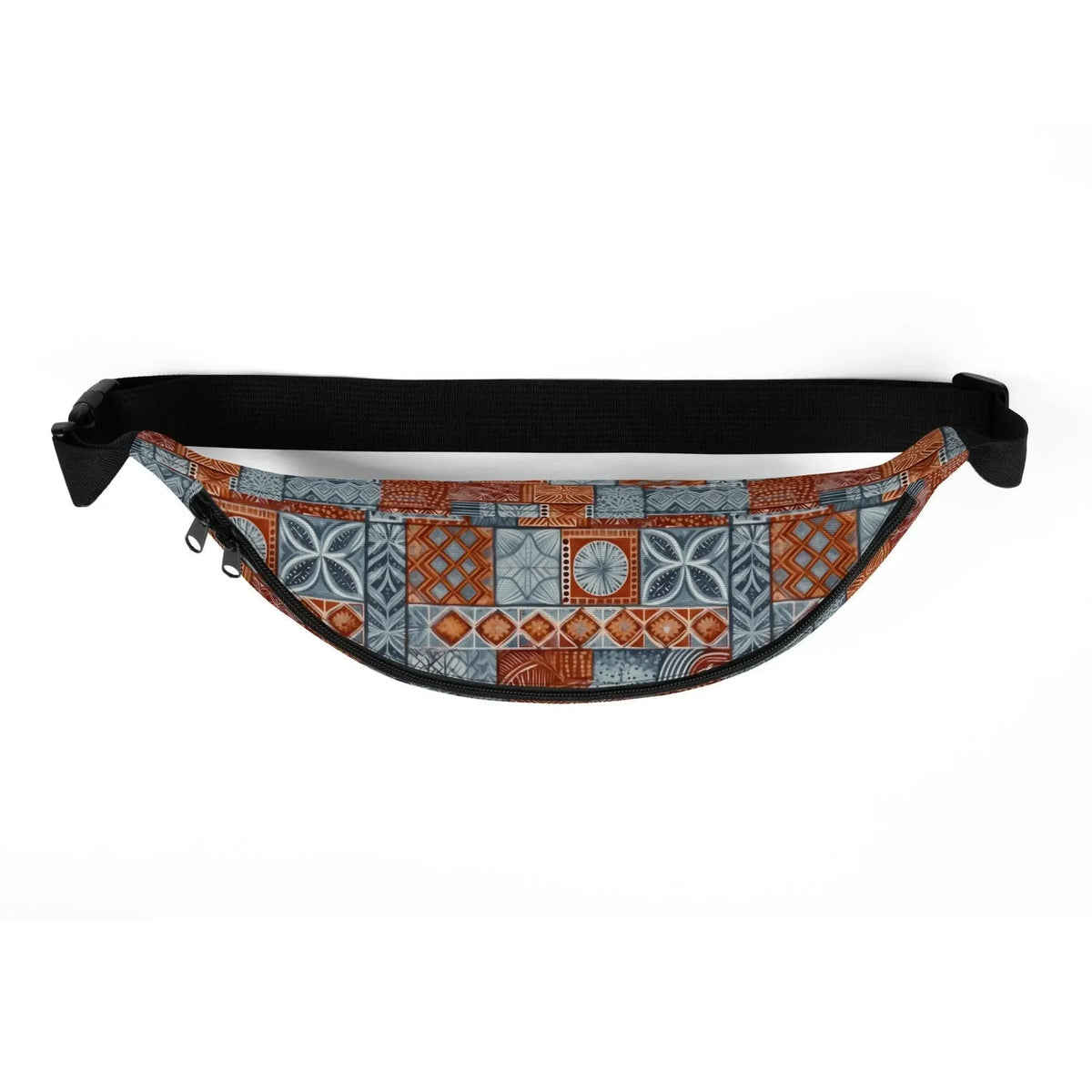 Coral Path Tapa Cloth Fanny Pack - The Global Wanderer