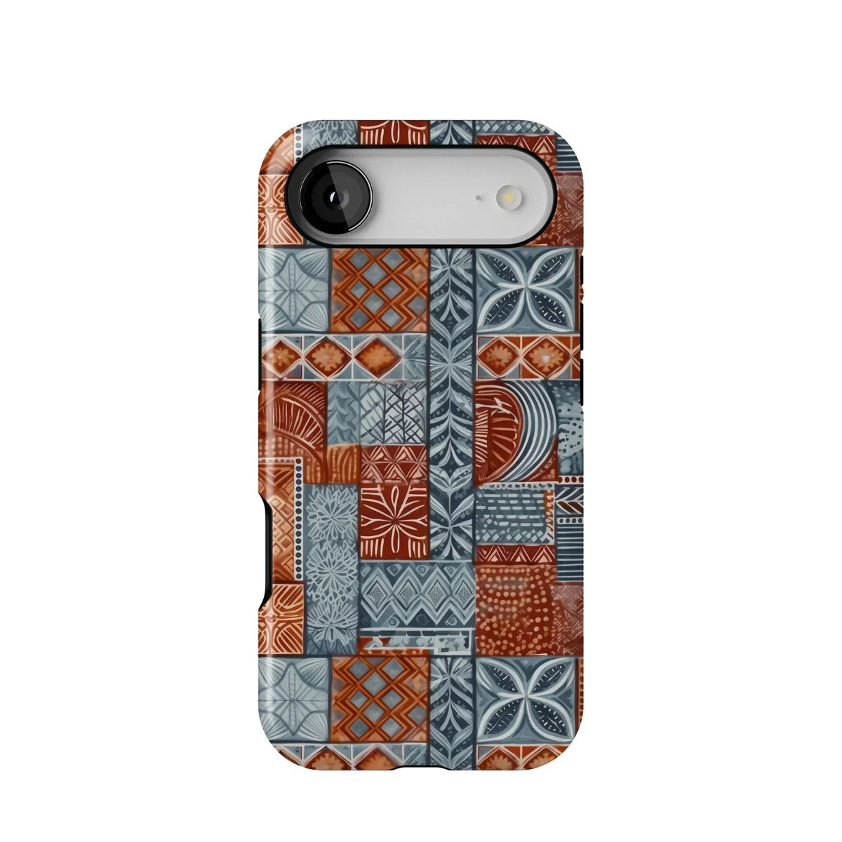 Coral Path Tapa Cloth iPhone Case - The Global Wanderer