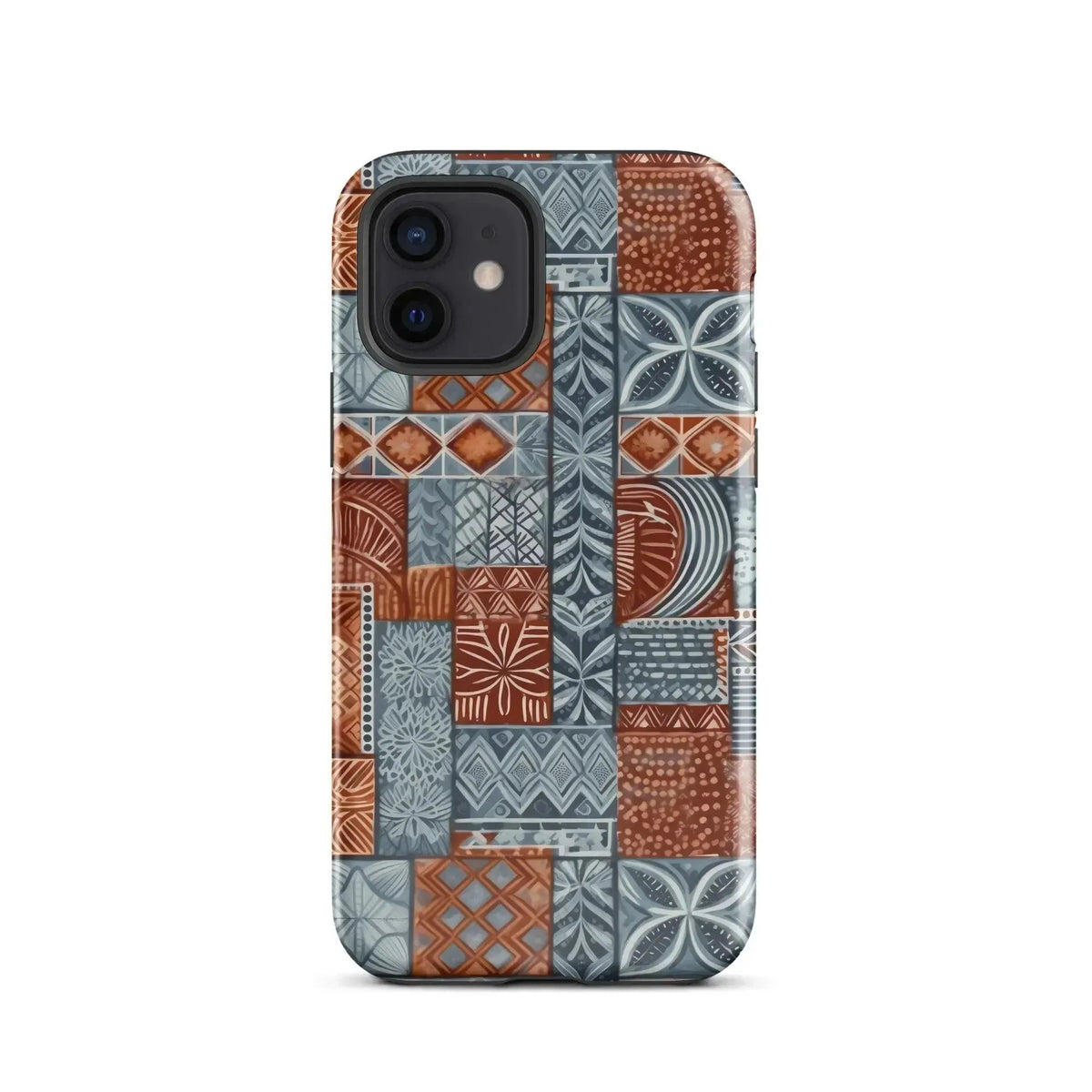 Coral Path Tapa Cloth iPhone Case - The Global Wanderer