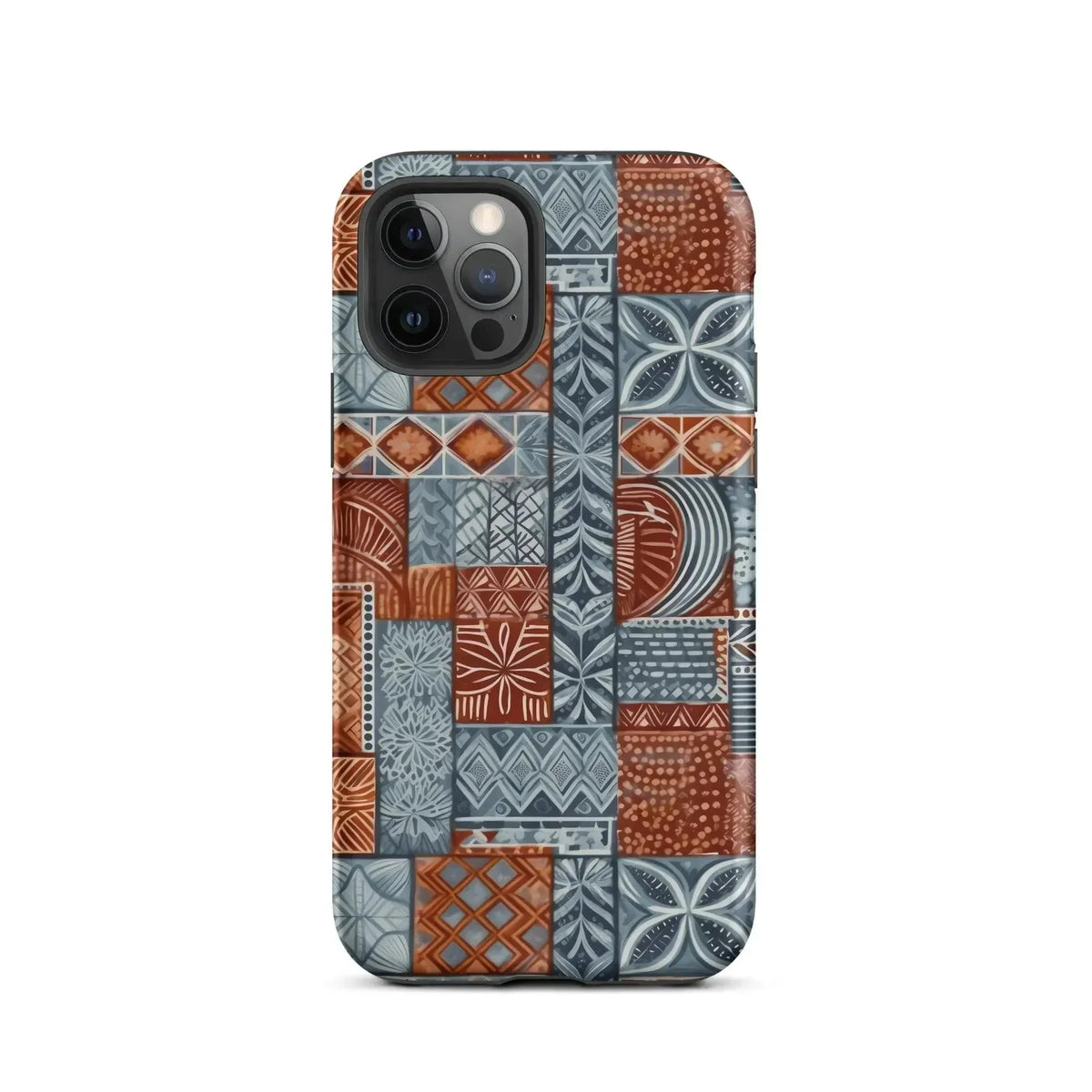 Coral Path Tapa Cloth iPhone Case - The Global Wanderer
