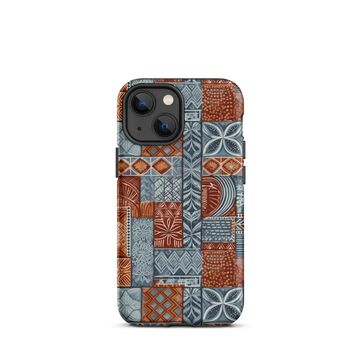 Coral Path Tapa Cloth iPhone Case - The Global Wanderer