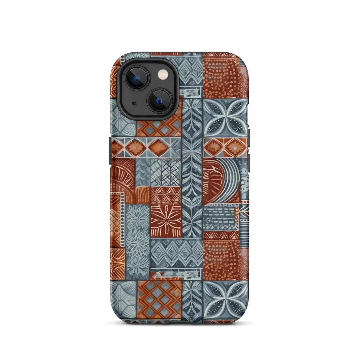 Coral Path Tapa Cloth iPhone Case - The Global Wanderer