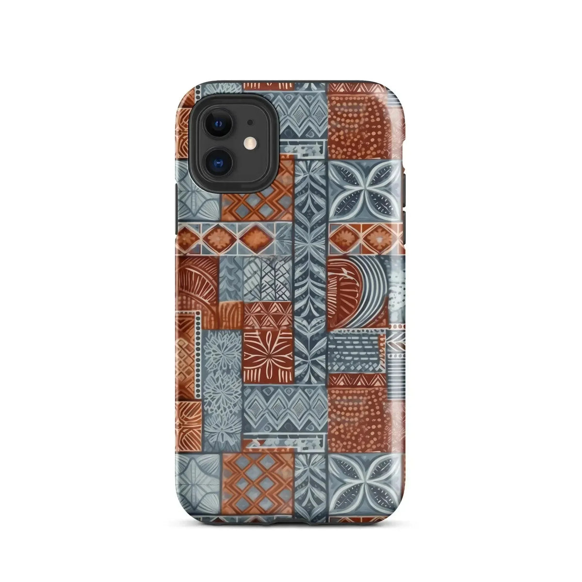 Coral Path Tapa Cloth iPhone Case - The Global Wanderer