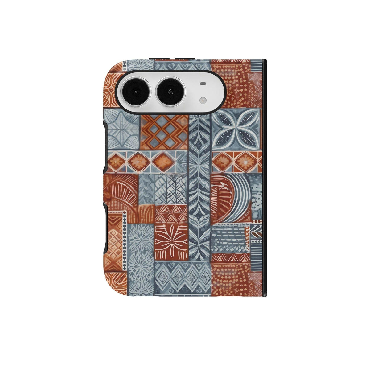 Coral Path Tapa Cloth iPhone Case - The Global Wanderer
