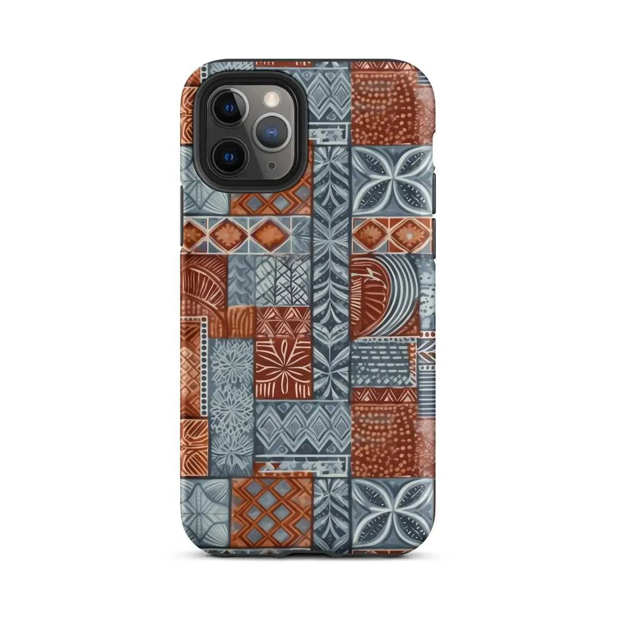 Coral Path Tapa Cloth iPhone Case - The Global Wanderer