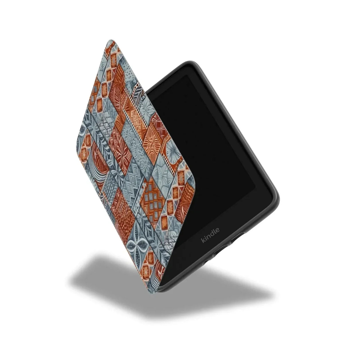 Coral Path Tapa Cloth Kindle Case - The Global Wanderer
