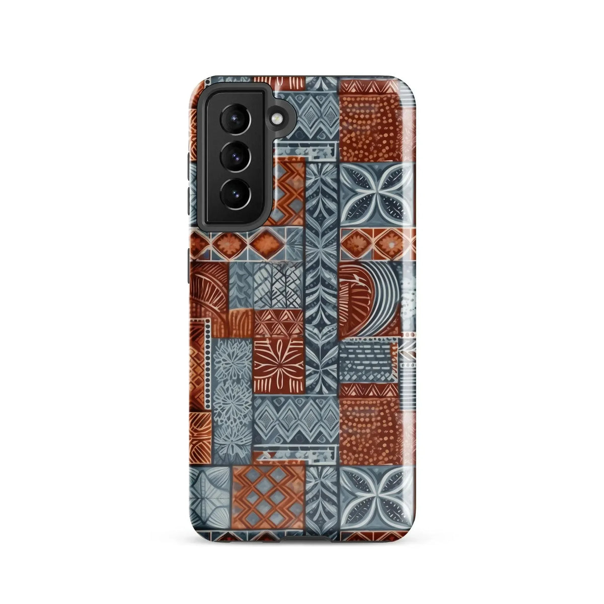 Coral Path Tapa Cloth Samsung Case - The Global Wanderer