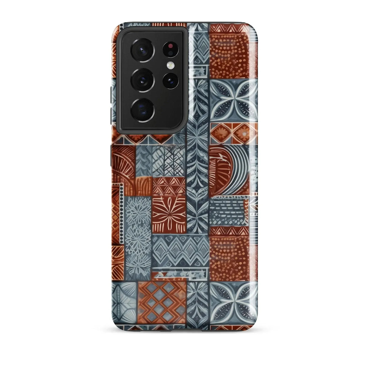 Coral Path Tapa Cloth Samsung Case - The Global Wanderer