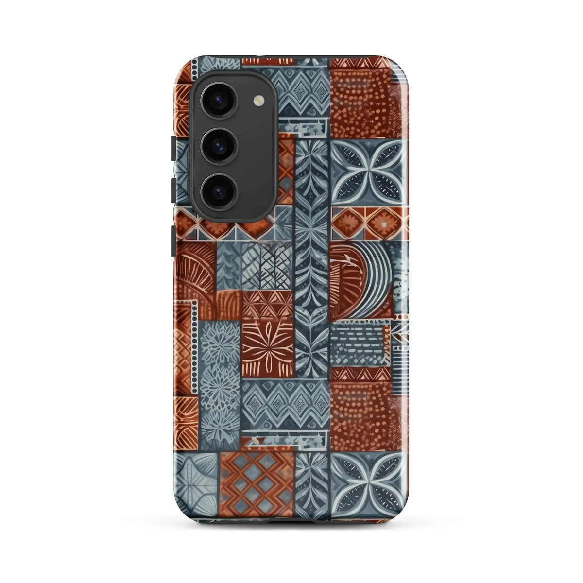 Coral Path Tapa Cloth Samsung Case - The Global Wanderer