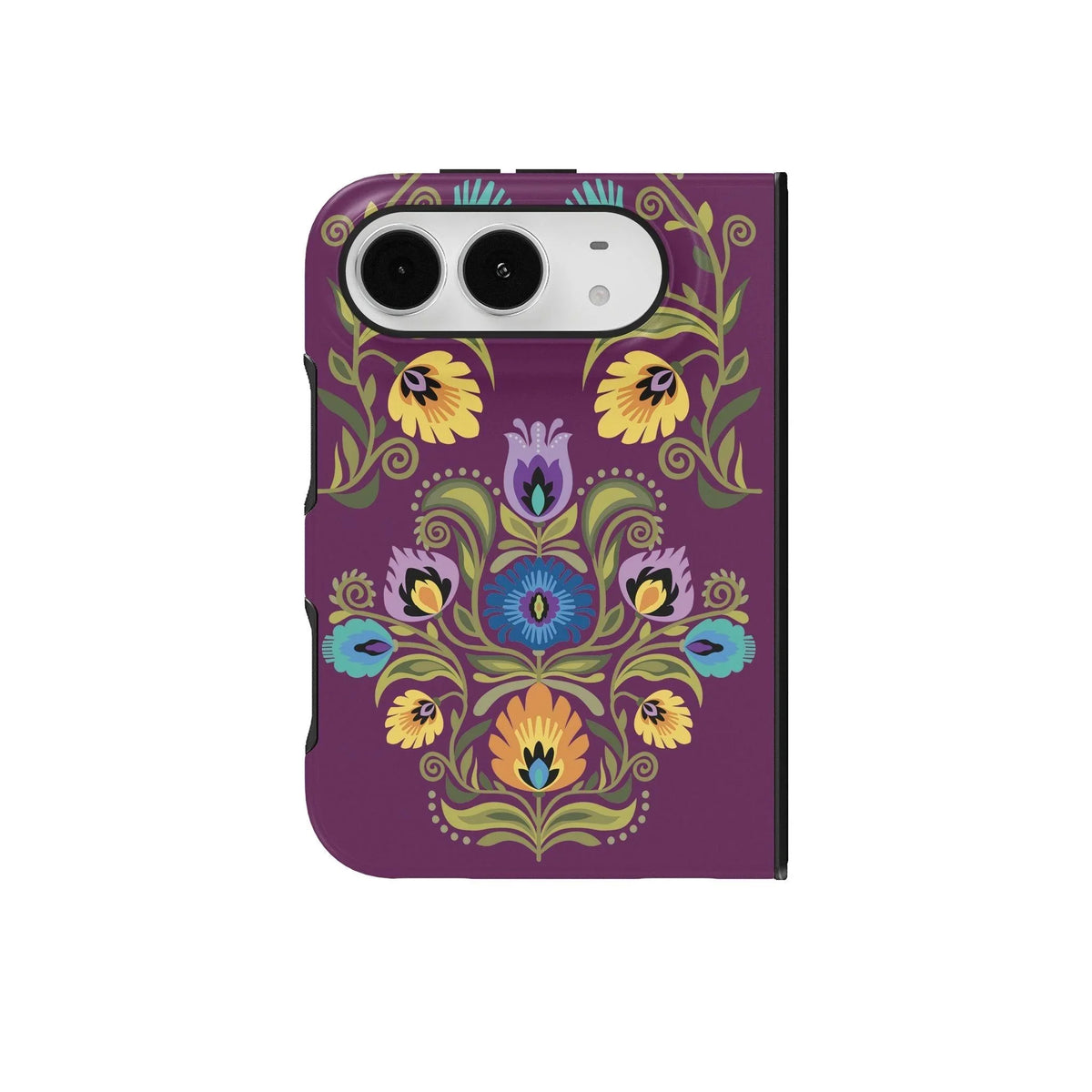 Łódź Plum Wycinanki iPhone Duo Case - The Global Wanderer