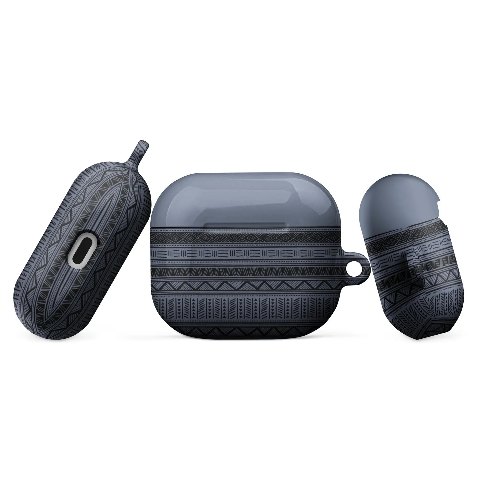 Dark Blue African Blanket AirPod 3 Case - The Global Wanderer
