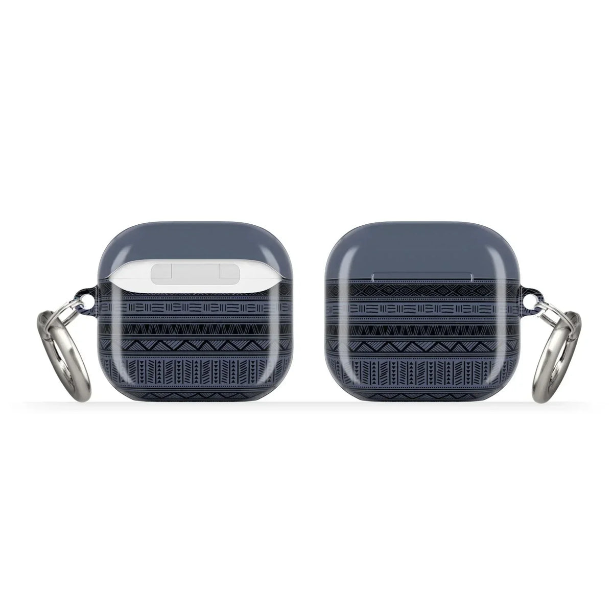 Dark Blue African Blanket AirPods 4 Case - The Global Wanderer