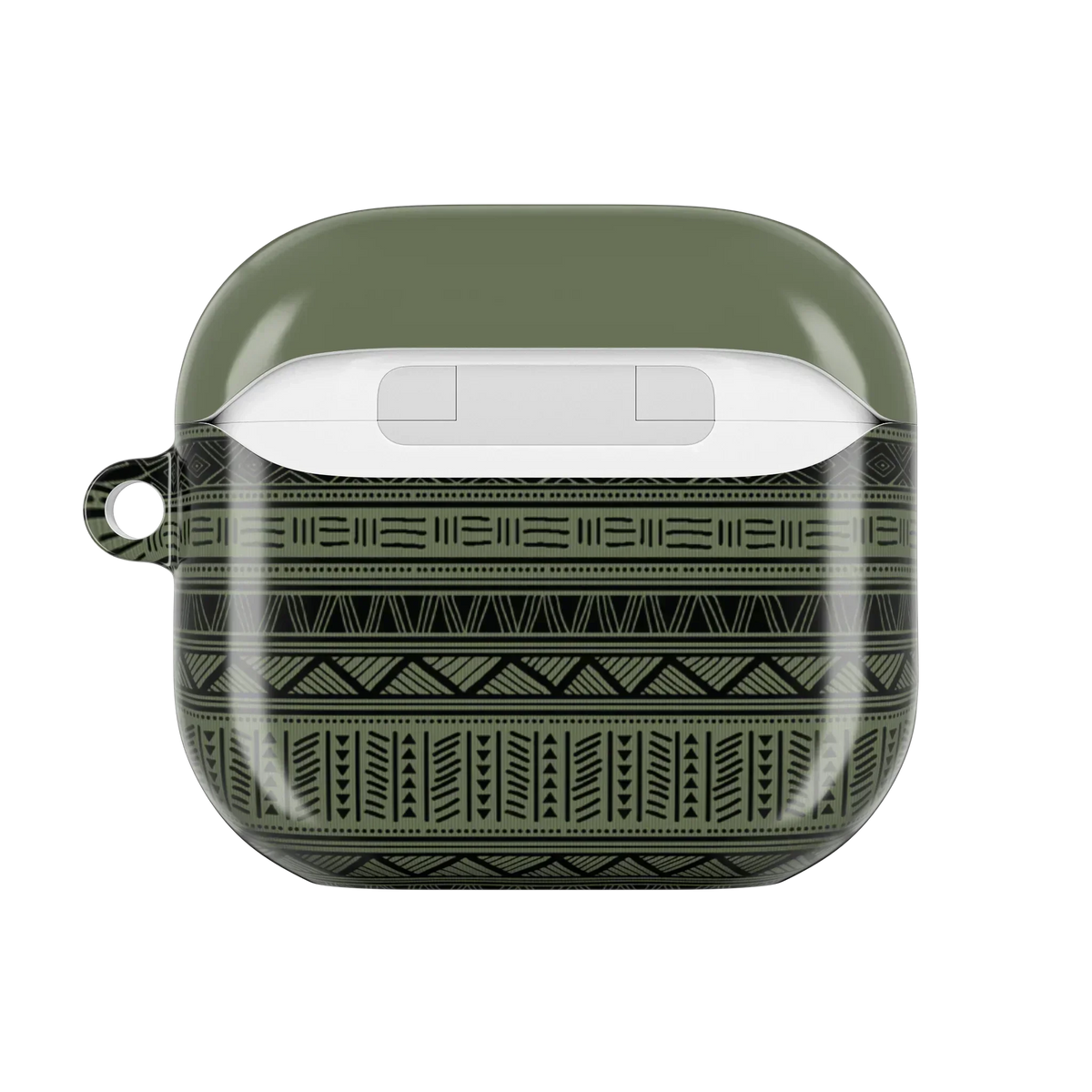 Dark Green African Blanket AirPods 4 Case - The Global Wanderer