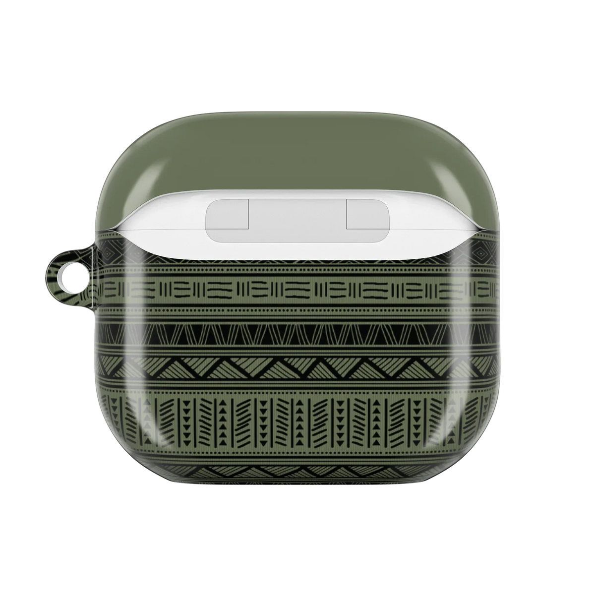 Dark Green African Blanket AirPods 4 Case - The Global Wanderer