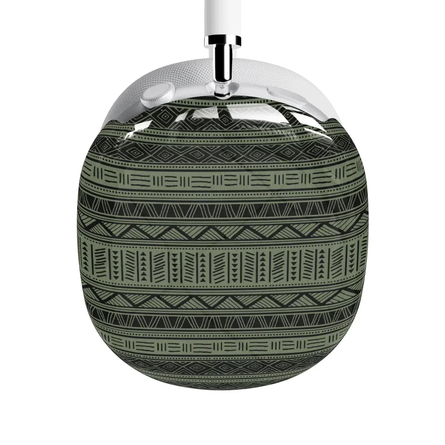 Dark Green African Blanket AirPods Max Case - The Global Wanderer