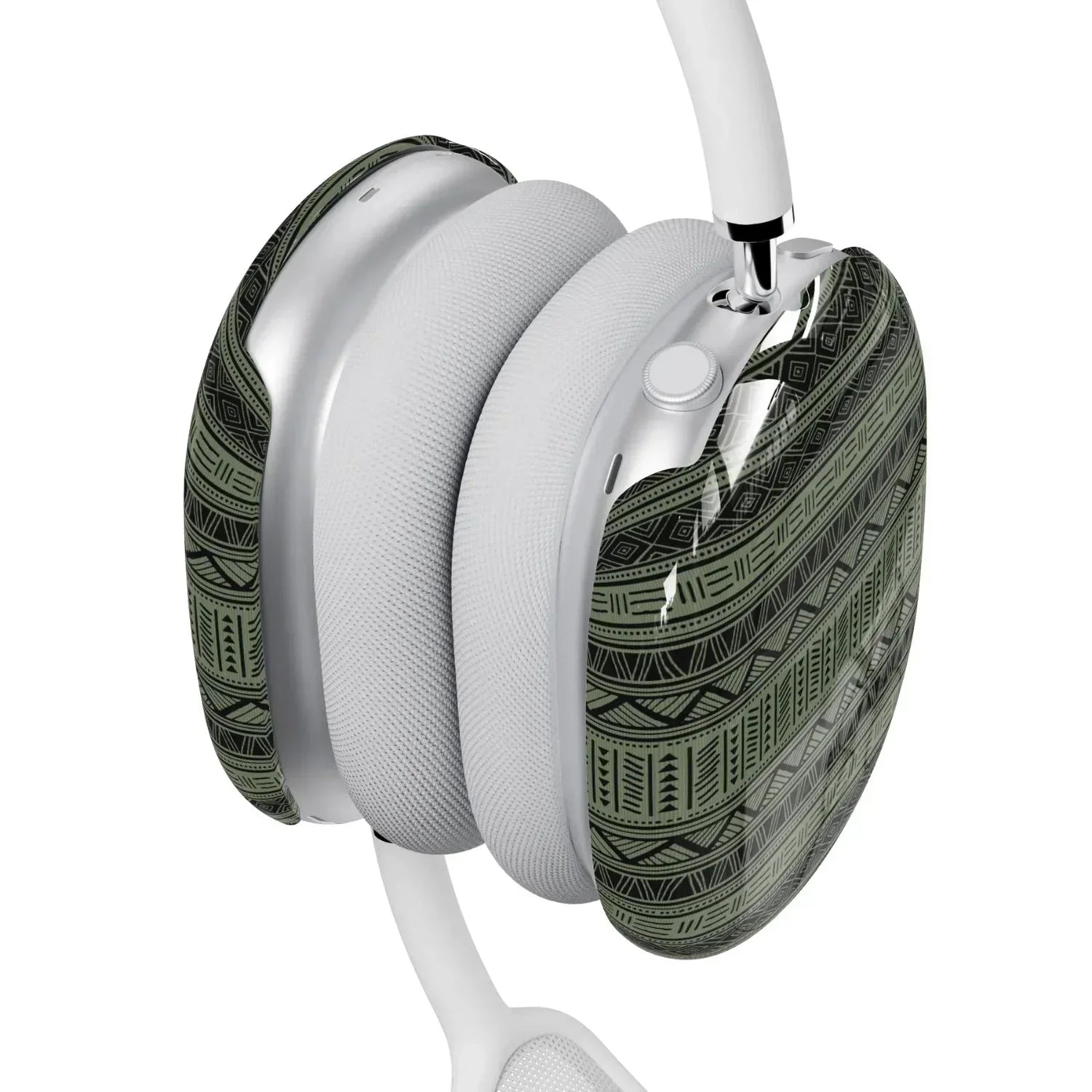 Dark Green African Blanket AirPods Max Case - The Global Wanderer