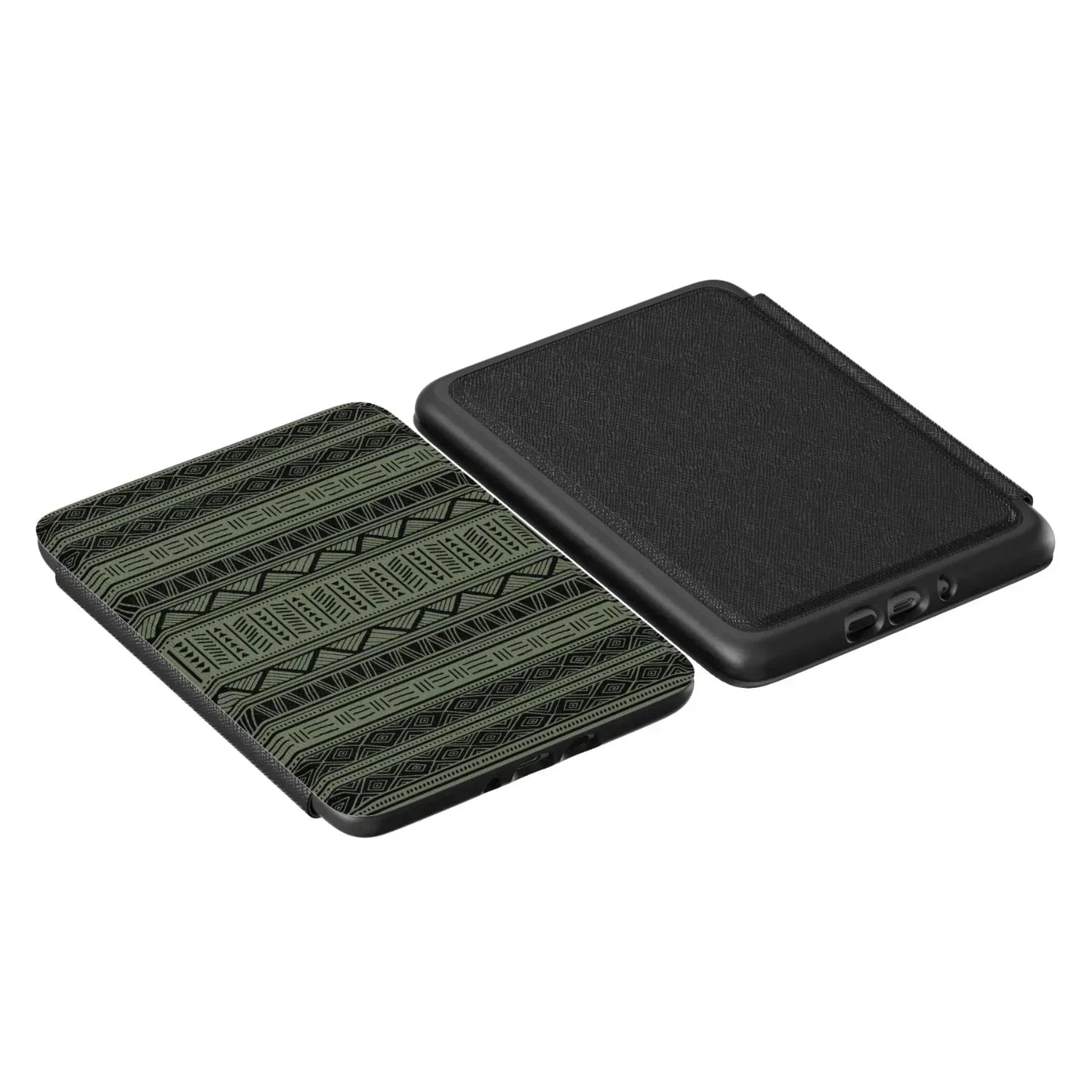 Dark Green African Blanket Kindle Case - The Global Wanderer