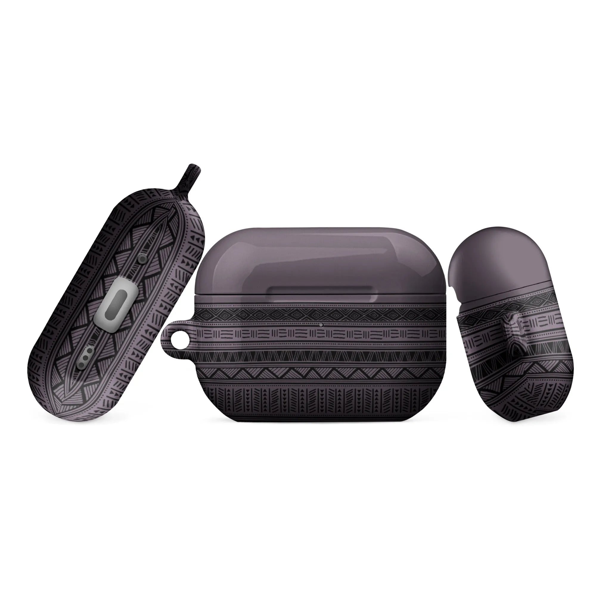 Dark Purple African Blanket AirPod Pro 2 Case - The Global Wanderer