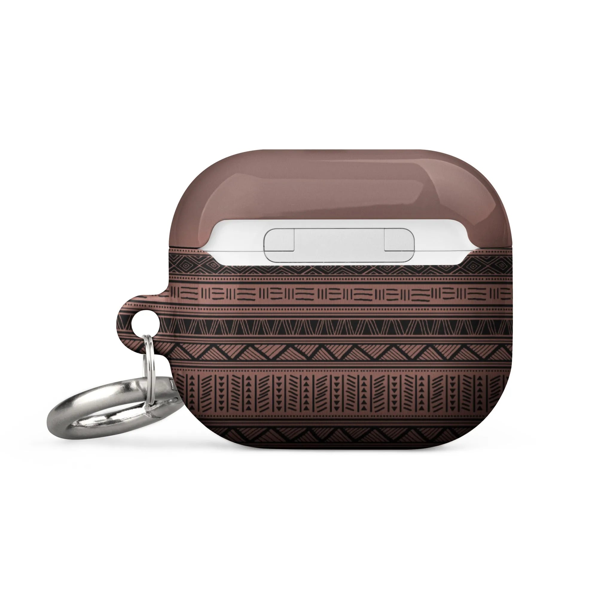 Dark Red African Blanket AirPod 3 Case - The Global Wanderer