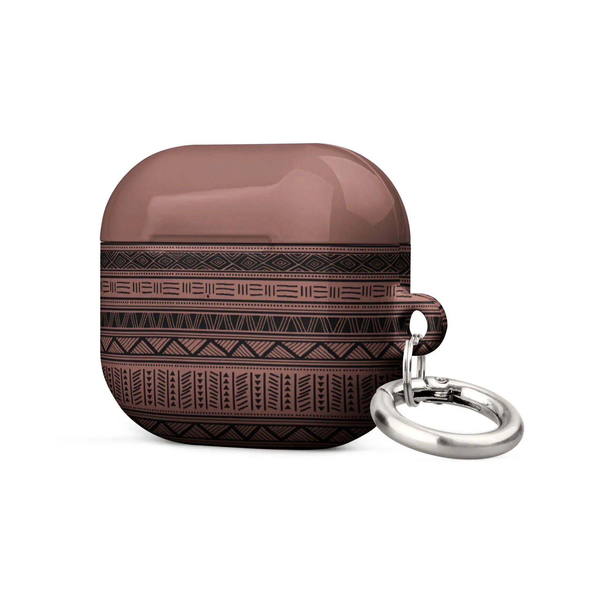 Dark Red African Blanket AirPod 3 Case - The Global Wanderer