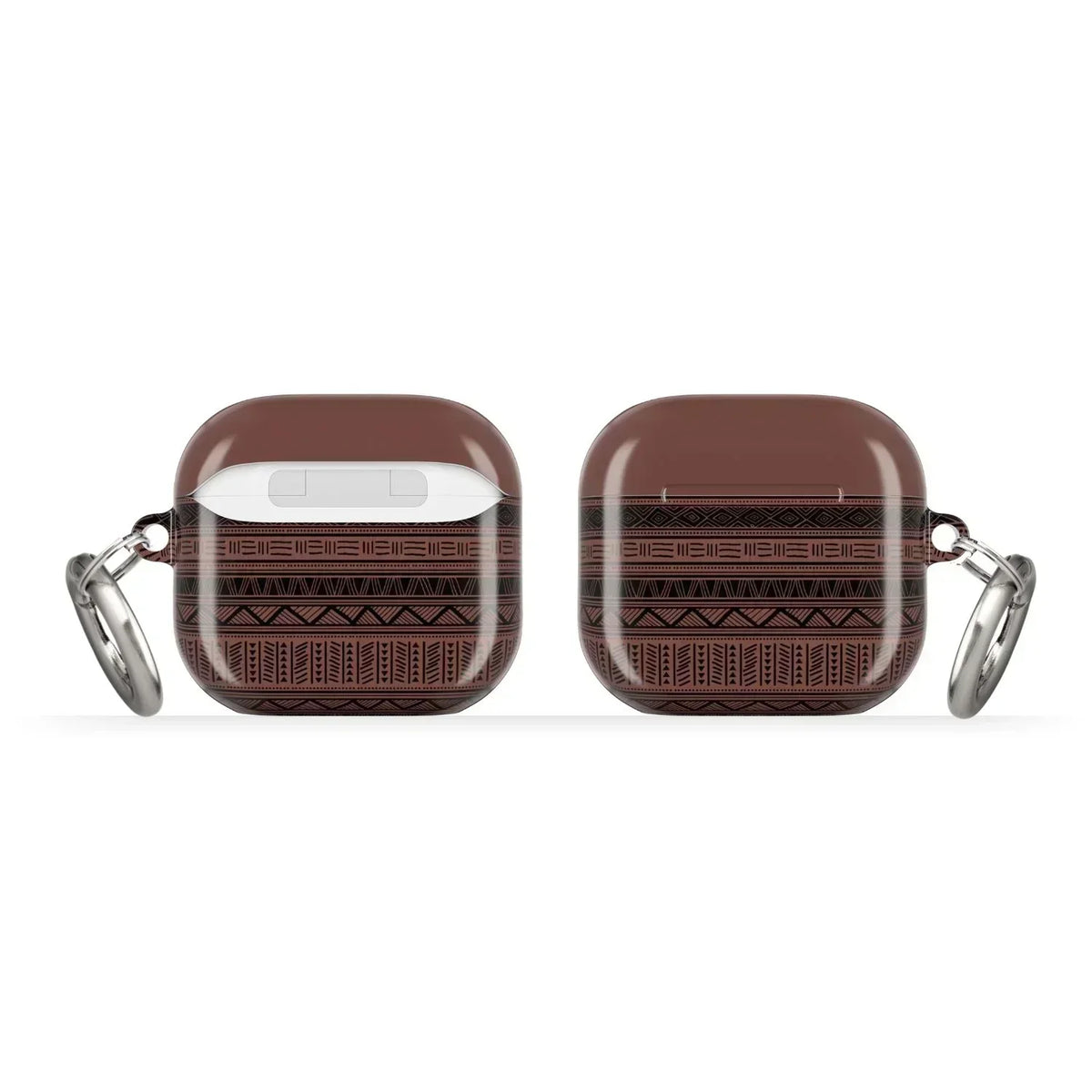 Dark Red African Blanket AirPods 4 Case - The Global Wanderer