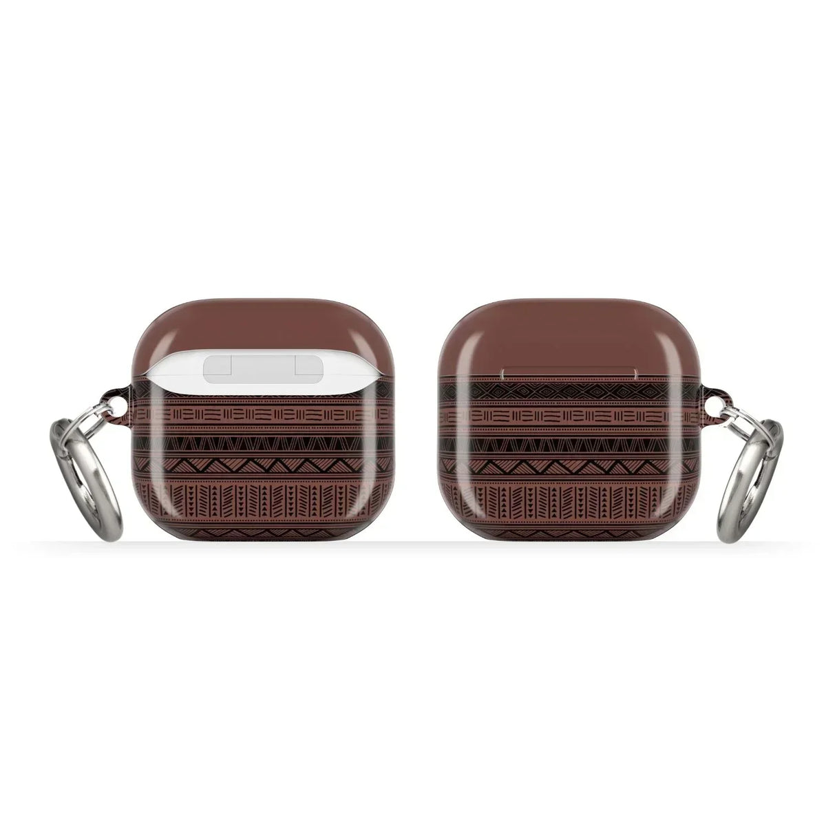 Dark Red African Blanket AirPods 4 Case - The Global Wanderer