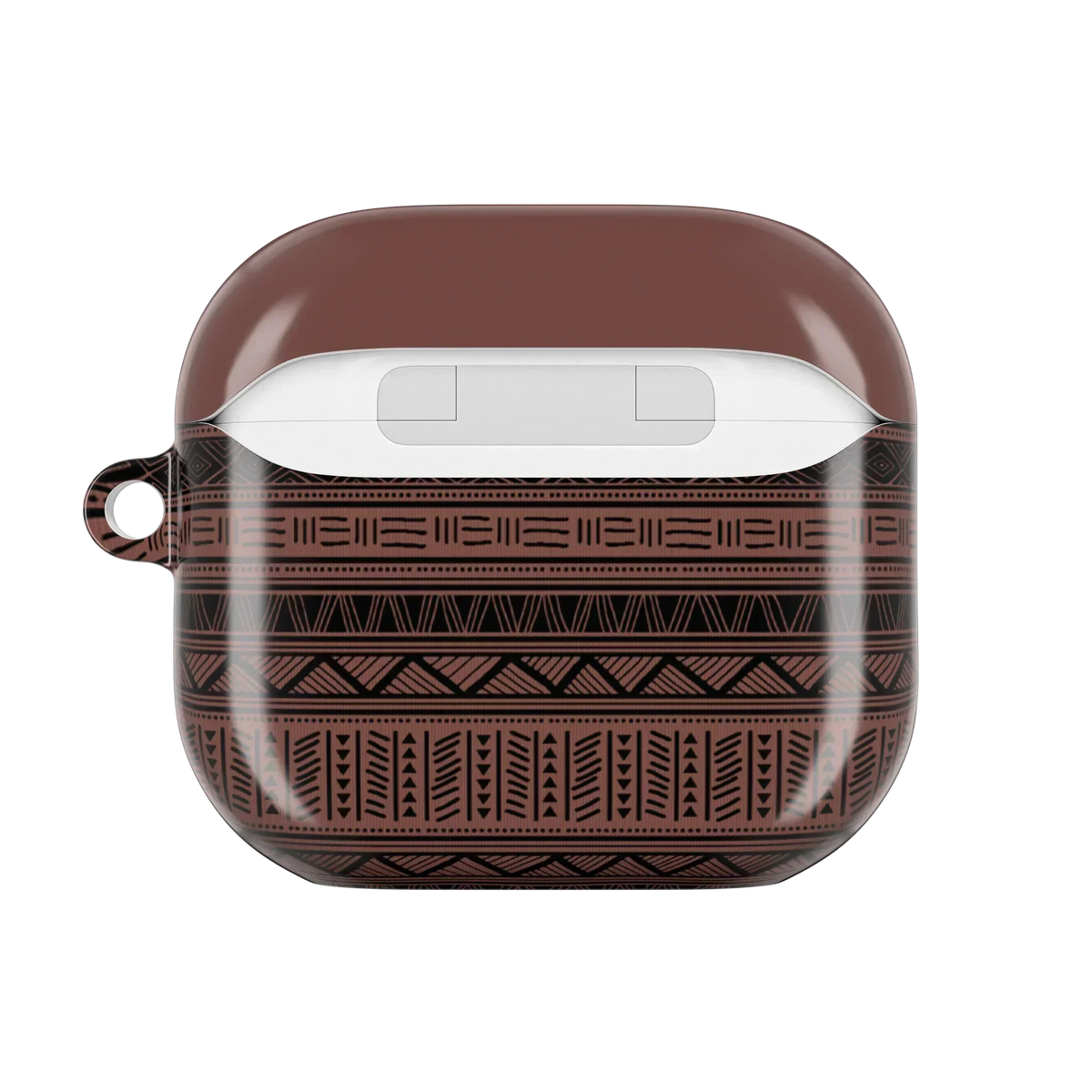 Dark Red African Blanket AirPods 4 Case - The Global Wanderer