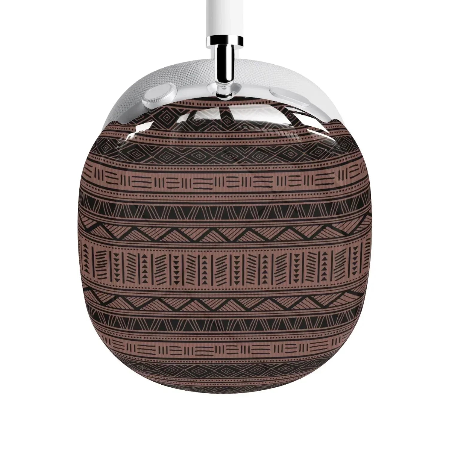 Dark Red African Blanket AirPods Max Case - The Global Wanderer