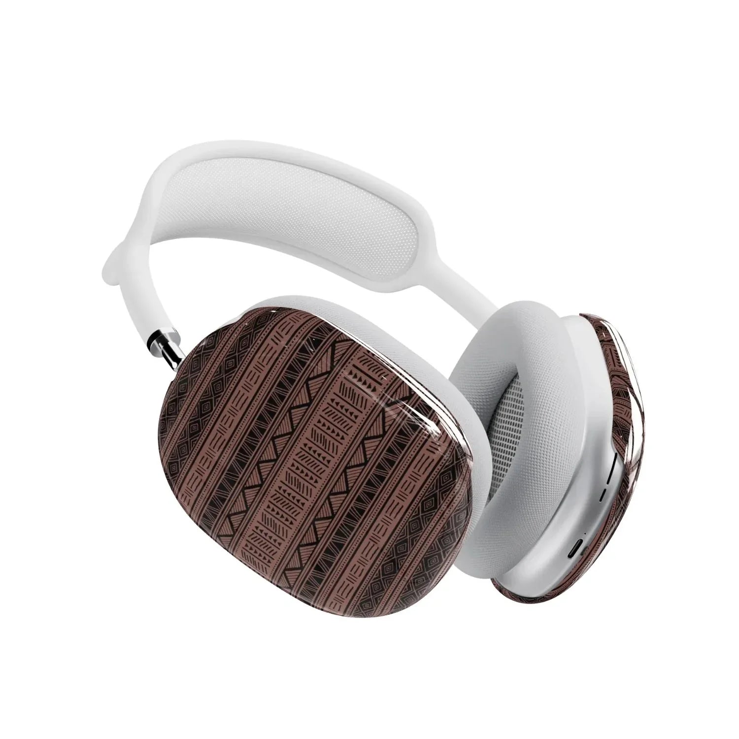 Dark Red African Blanket AirPods Max Case - The Global Wanderer