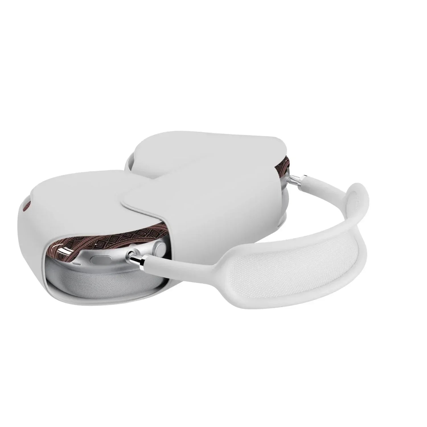 Dark Red African Blanket AirPods Max Case - The Global Wanderer