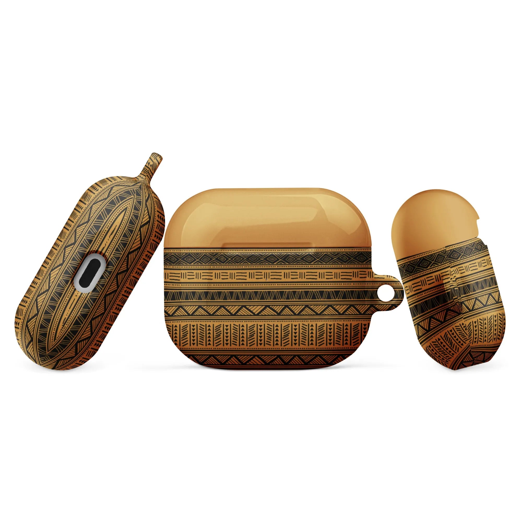 Dark Yellow African Blanket AirPod 3 Case - The Global Wanderer