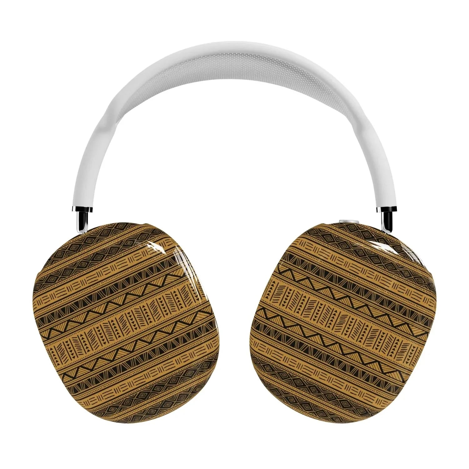 Dark Yellow African Blanket AirPods Max Case - The Global Wanderer
