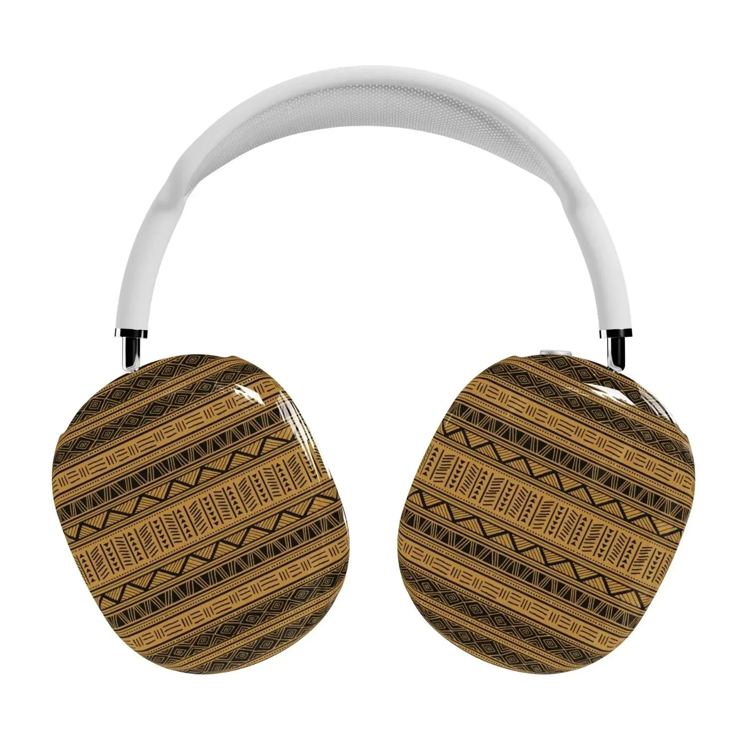 Dark Yellow African Blanket AirPods Max Case - The Global Wanderer