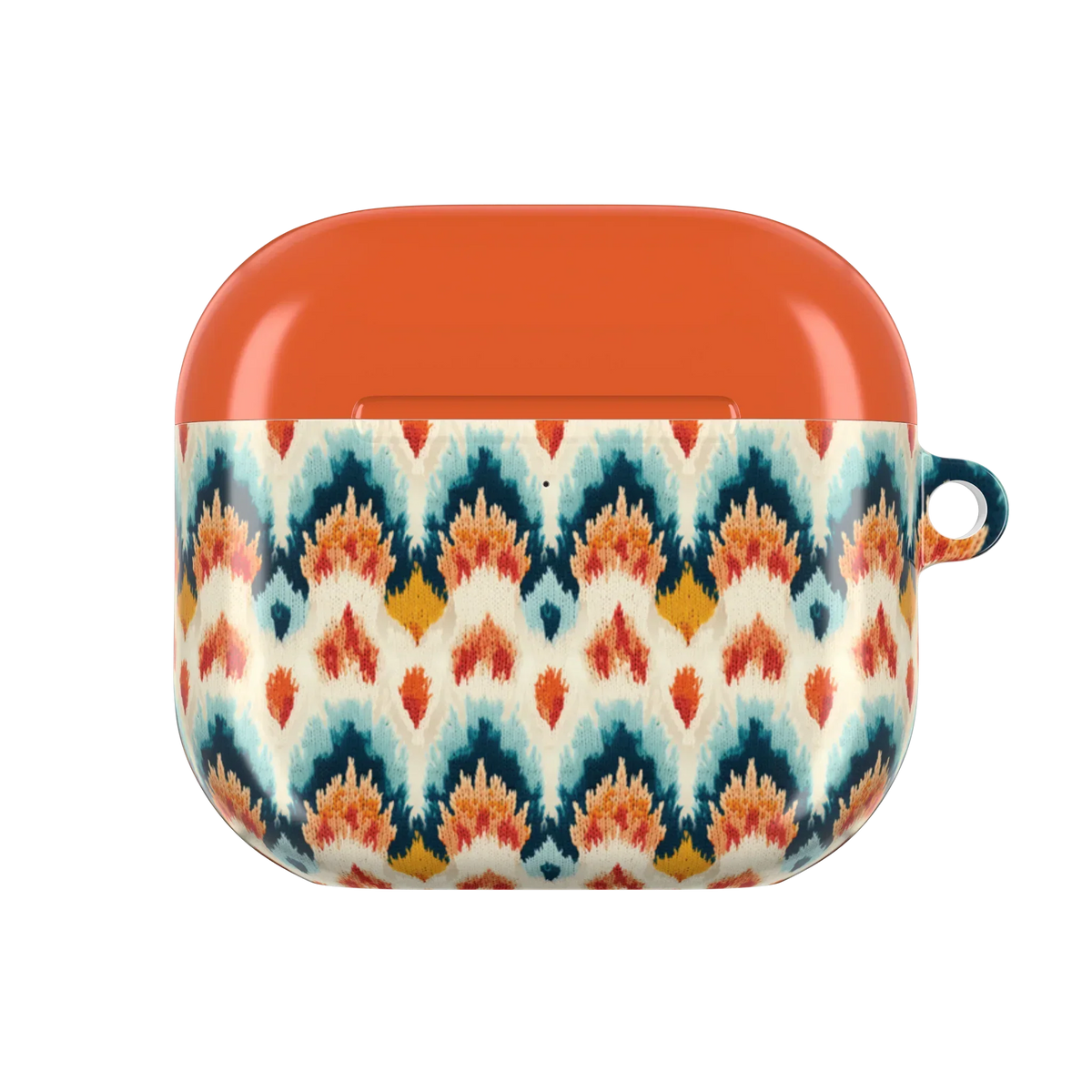 Denpasar Sunrise Ikat AirPods 4 Case - The Global Wanderer