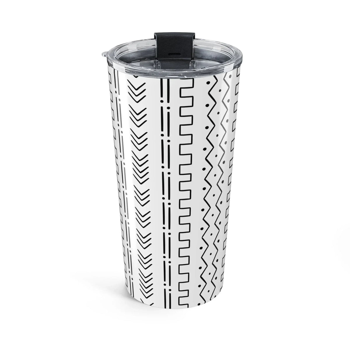 Djenné Ivory Mud Cloth Tumbler - The Global Wanderer