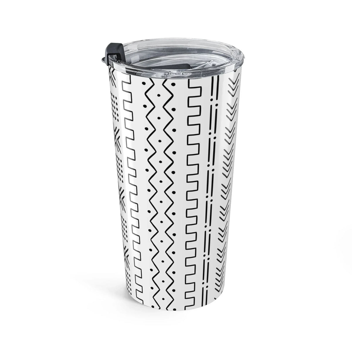 Djenné Ivory Mud Cloth Tumbler - The Global Wanderer
