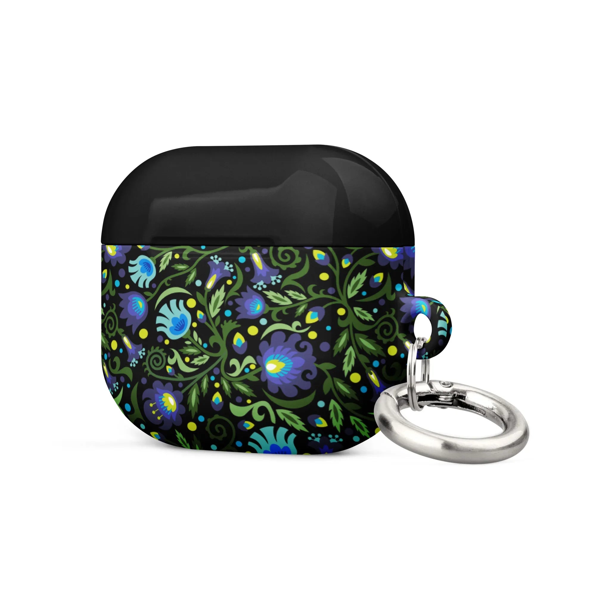 Gdańsk Blues Wycinanki AirPod 3 Case over black - The Global Wanderer