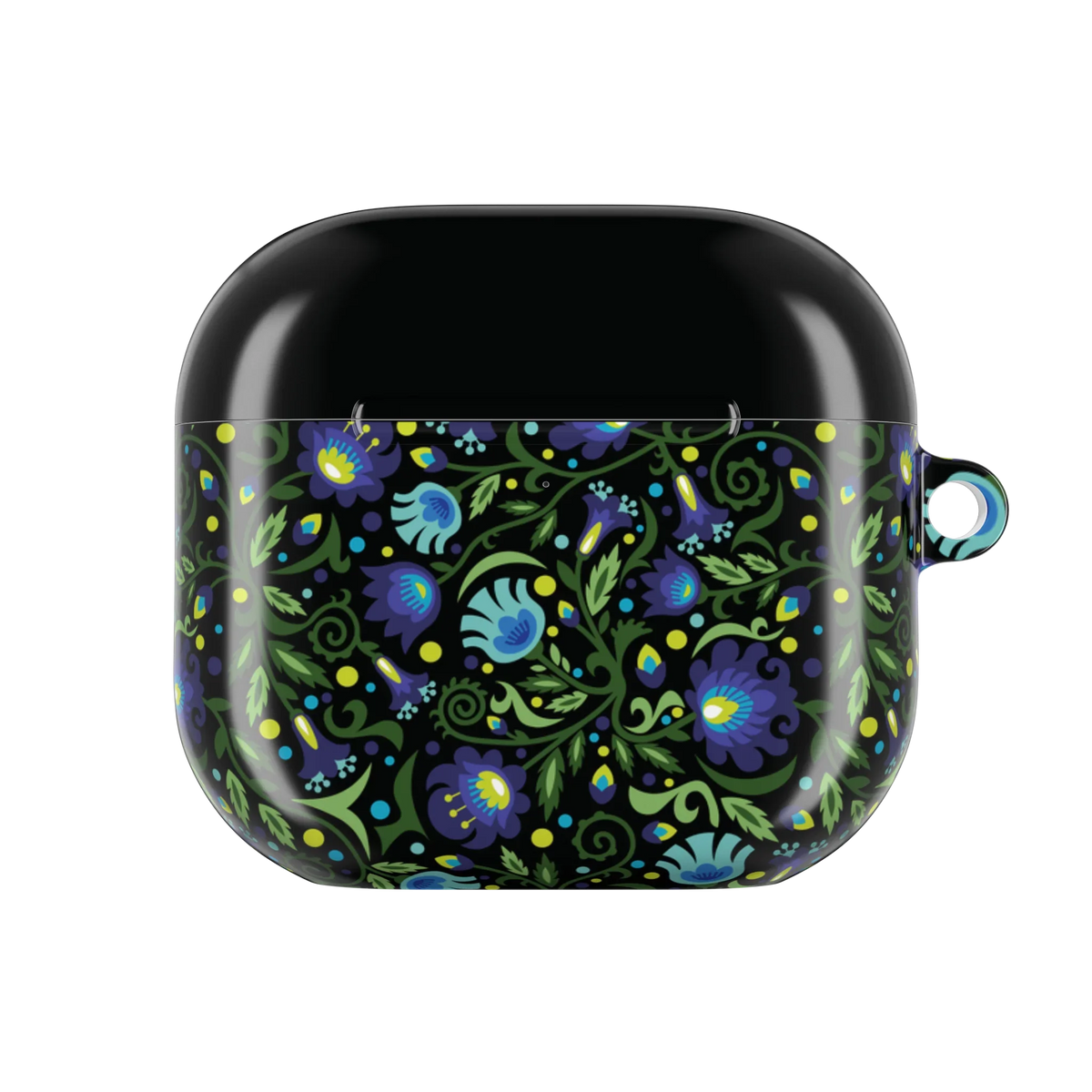 Gdańsk Blues Wycinanki AirPods 4 Case over black - The Global Wanderer