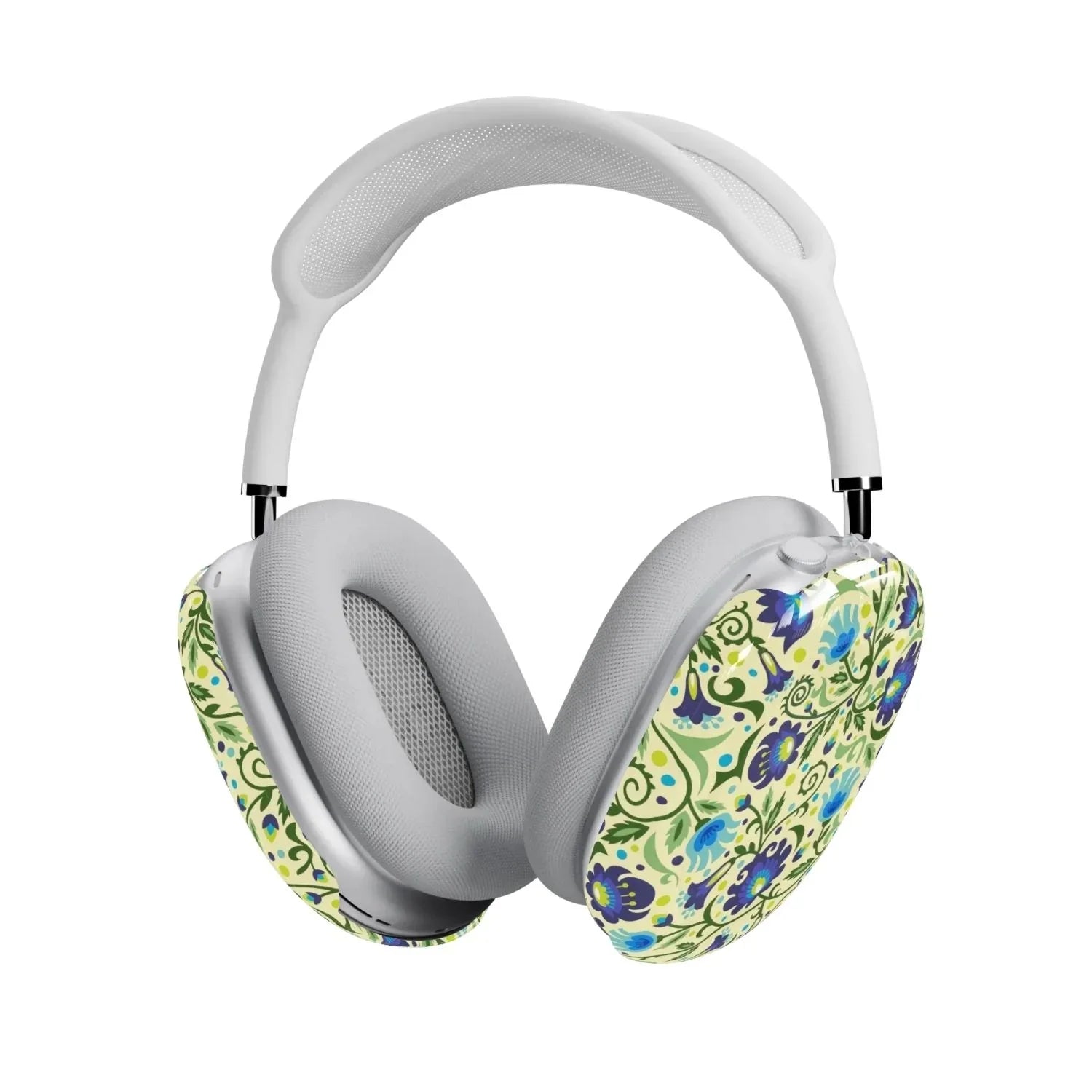 Gdańsk Blues Wycinanki AirPods Max Case over yellow - The Global Wanderer