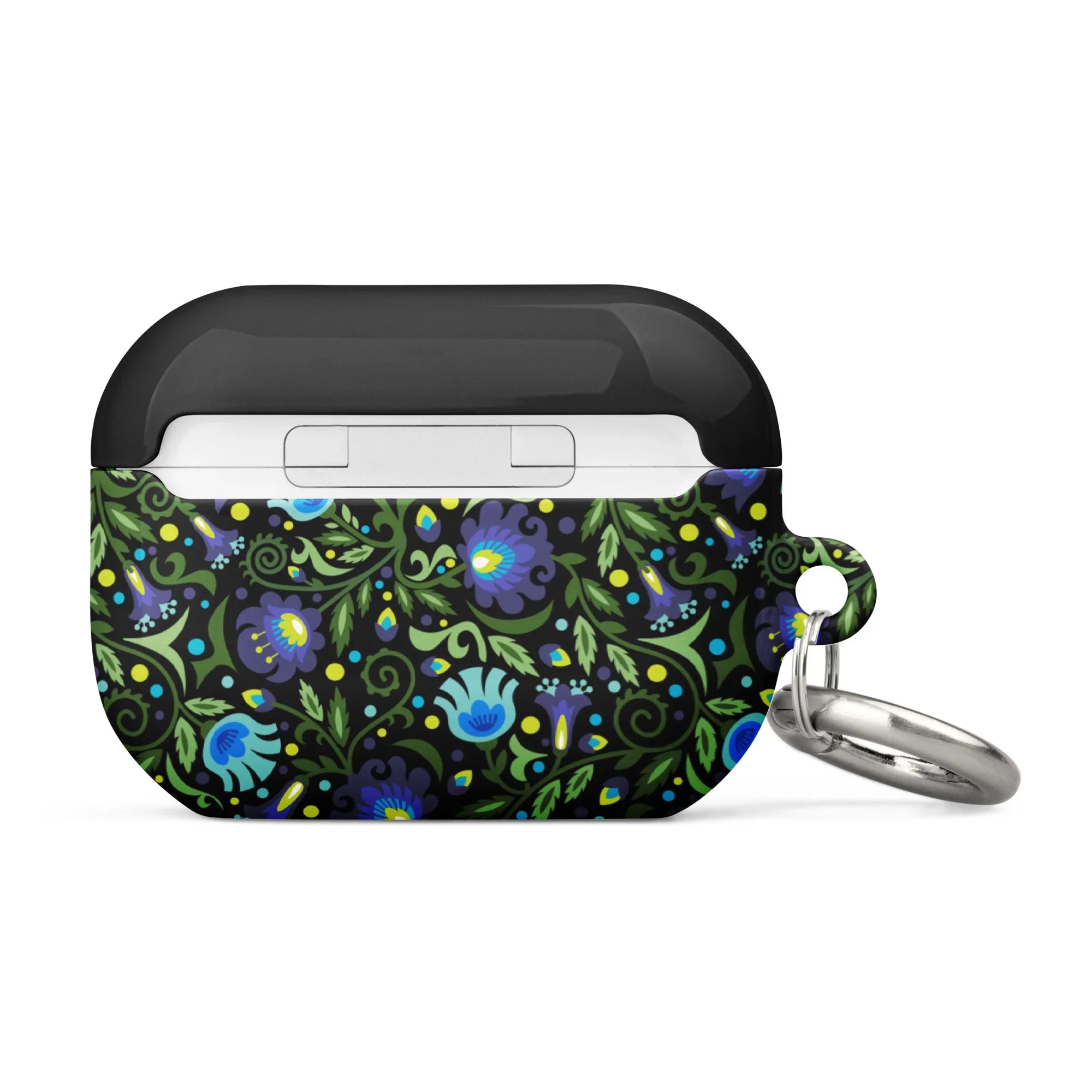 Gdańsk Blues Wycinanki AirPod Pro 2 Case over black - The Global Wanderer